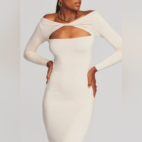 NEW SER.O.YA Irene Dress - Size Small - Ivory - Picture 1 of 7